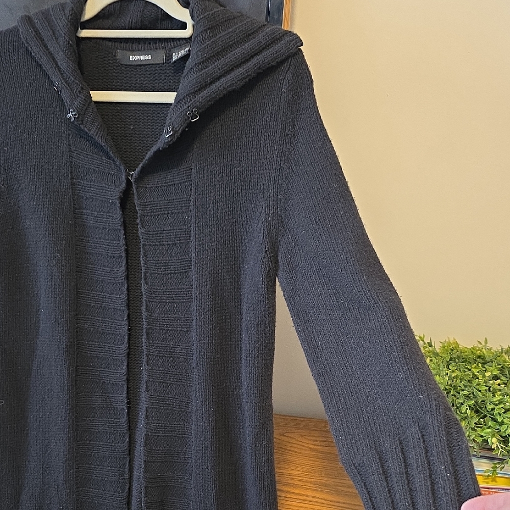 Express Black Wool Blend Sweater - image 4